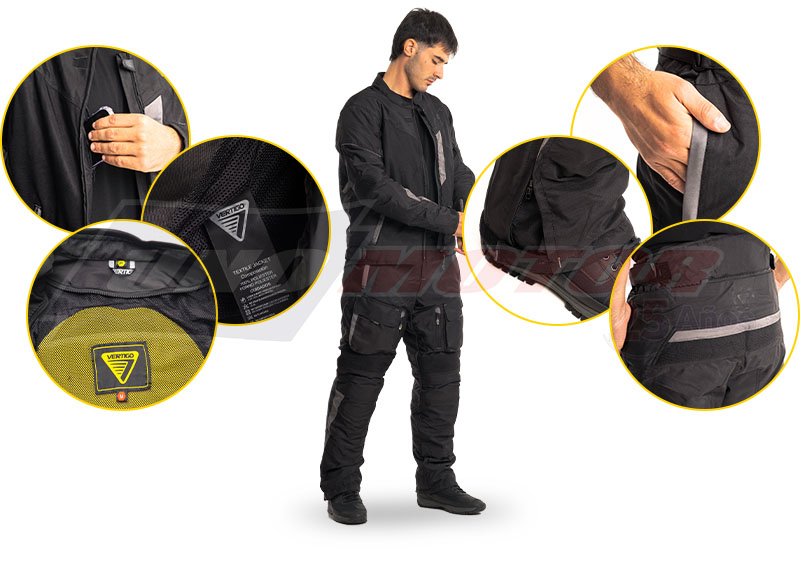 indumentaria campera vertigo para motos al por mayor